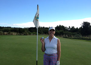 Hole in one for Rhona Pirie